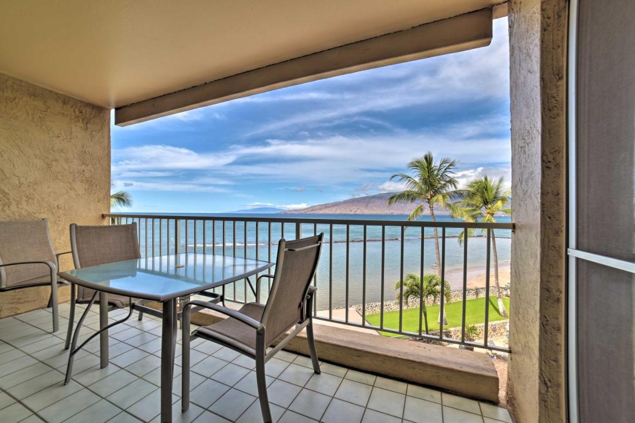 Beachfront Kihei Sanctuary With Lanai And Ocean Views! Kültér fotó