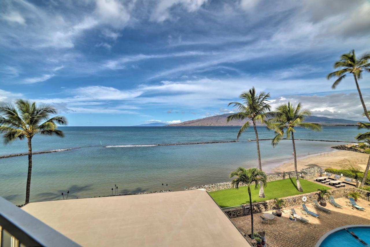 Beachfront Kihei Sanctuary With Lanai And Ocean Views! Kültér fotó