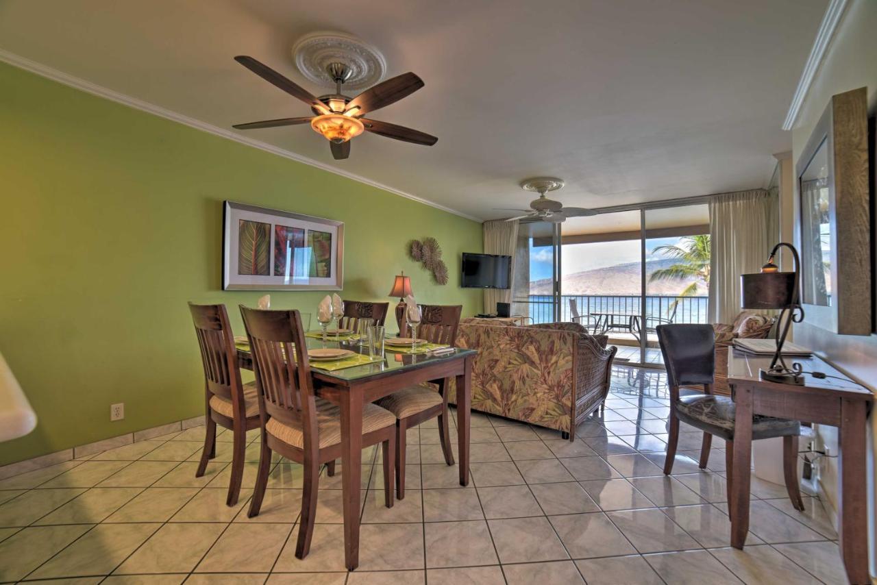 Beachfront Kihei Sanctuary With Lanai And Ocean Views! Kültér fotó