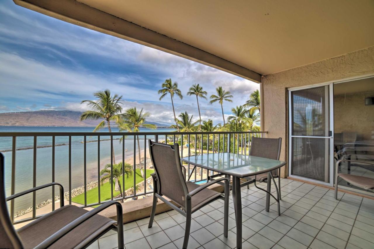 Beachfront Kihei Sanctuary With Lanai And Ocean Views! Kültér fotó